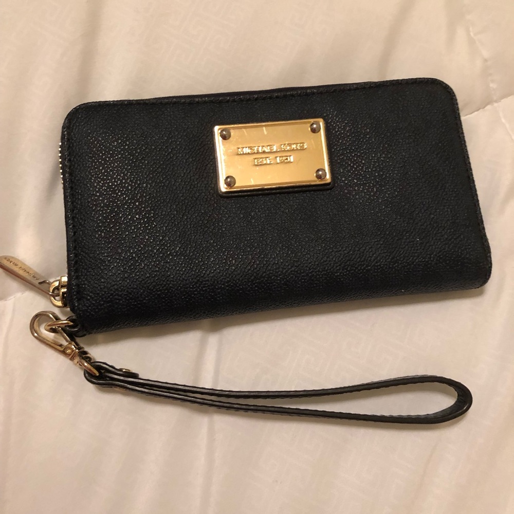 Michael Kors blue wallet